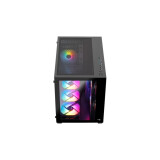 Corpus AEROCOOL PGS DRYFT MINI-G-BK-V1 FRGB Mini-Tower (AEROPGSDRYFTMINI-BK)