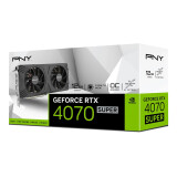 Videokarte PNY GeForce RTX 4070 SUPER OC DF 12GB GDDR6X (VCG4070S12DFXPB1-O)