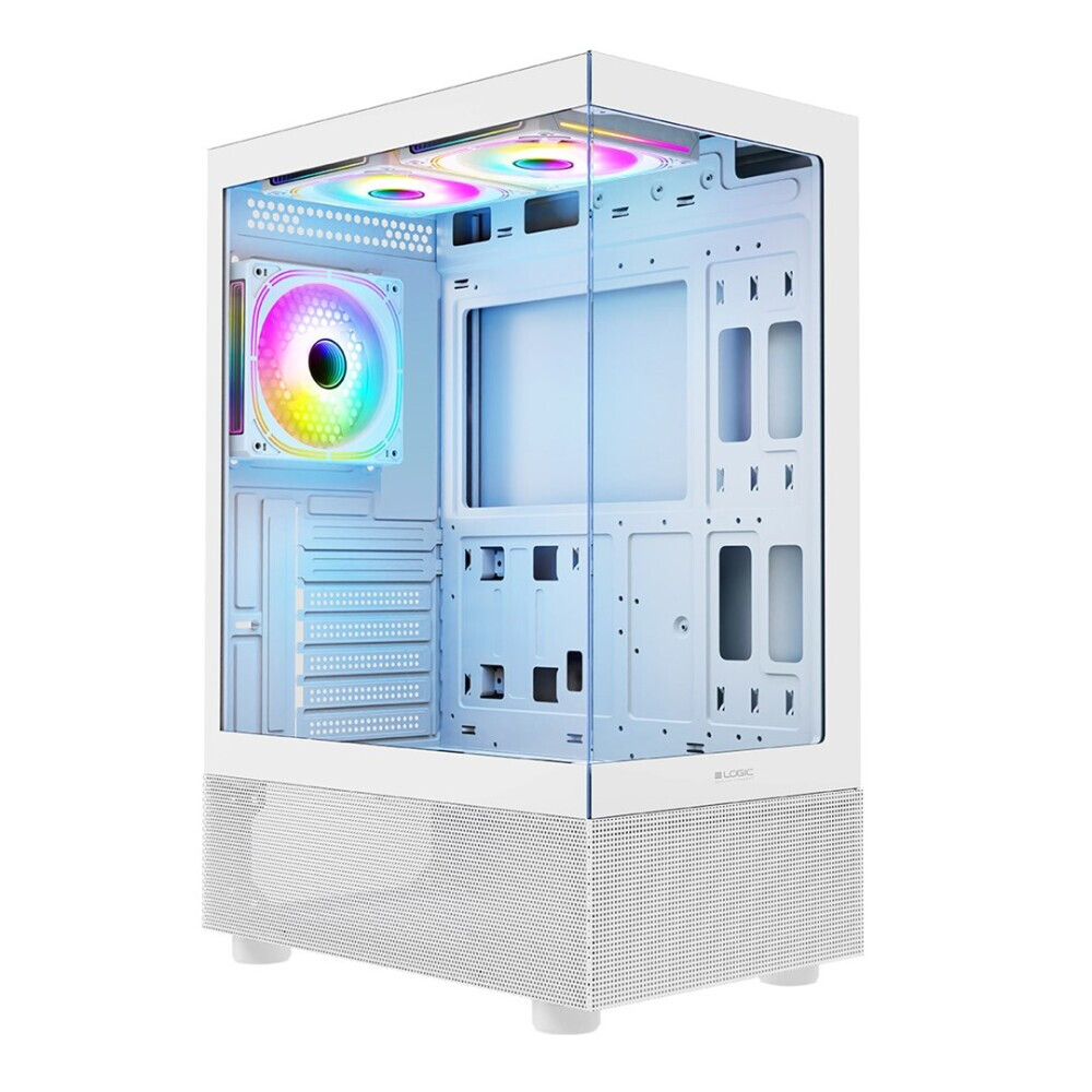 Boitiers PC Logic LOOK ARGB Midi Tower White (AT-LOOK-ARGB-20-0000000-0002)