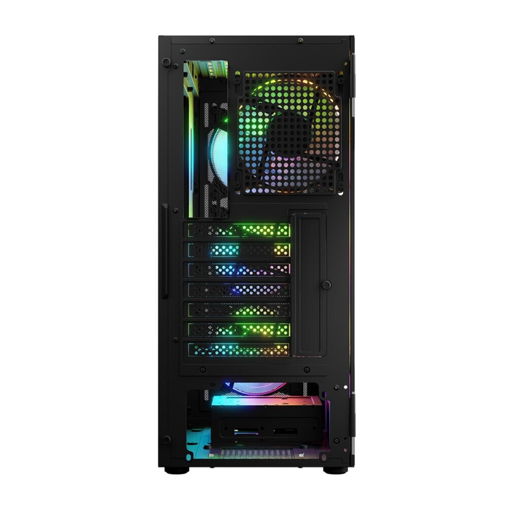 Datoru korpuss Logic PORTOS ARGB Mini Tower Black (AT-PORTOS-10-0000000-0002) - foto 10