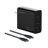 Tīkla lādētājs Charger+Cable HuntKey P100 PD (HKC10020050-0B3)