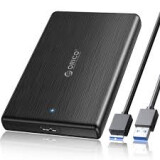 USB centrmezgls ORICO External Hard Drive Enclosure, USB3.0 5Gbps to SATA 2.5" (2139C3-CR-BP)