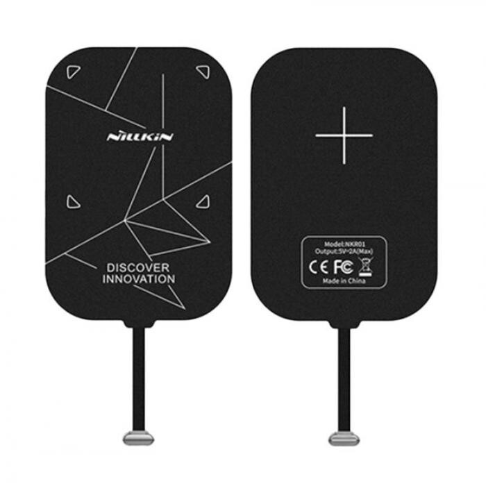 Bezvadu lādētājs USB-C adapter for Nillkin Magic Tags inductive charging black