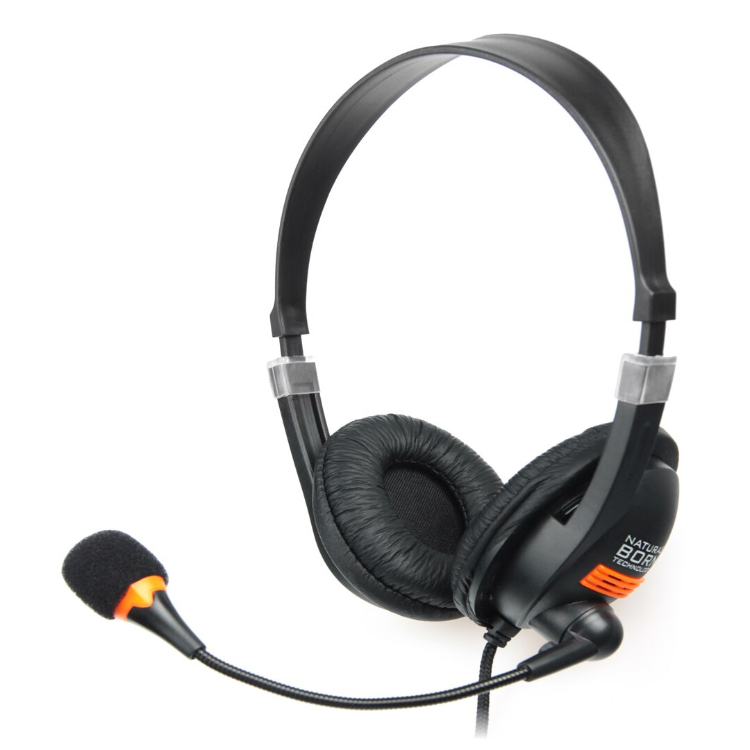 Austiņas NATEC Drone Black, Orange (NSL-0294)