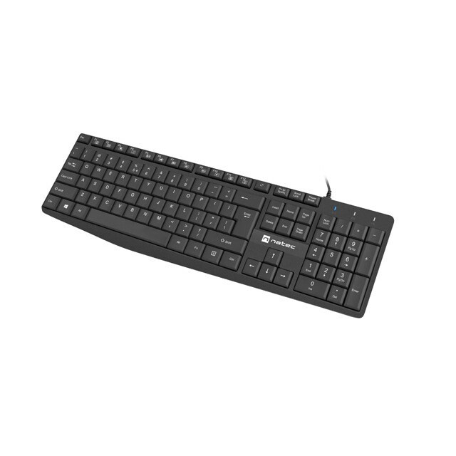 Tastatūra NATEC NAUTILUS SLIM ENG Black (NKL-1950) - foto 2