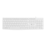 Keyboard NATEC NAUTILUS SLIM ENG White (NKL-1951)