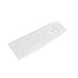 Keyboard NATEC NAUTILUS SLIM ENG White (NKL-1951)