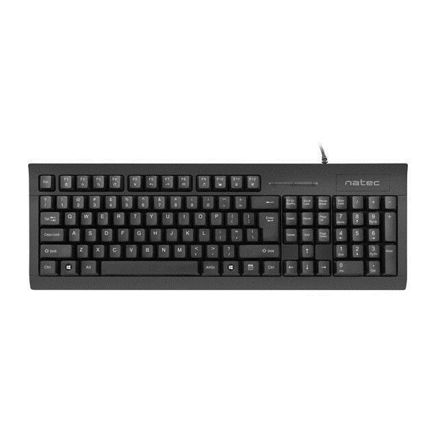 Tastatūra Natec MORAY ENG Black (NKL-1055) - foto 4