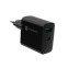NATEC RIBERA GAN 1x USB-A + 1x USB-C BLACK (NUC-2145) - foto 2