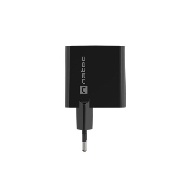 NATEC RIBERA GAN 1x USB-A + 1x USB-C BLACK (NUC-2145) - foto 9