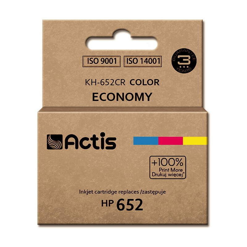 Actis KH-652CR ink (replacement for HP 652 F6V24AE; Standard; 15 ml; color) (KH-652CR)