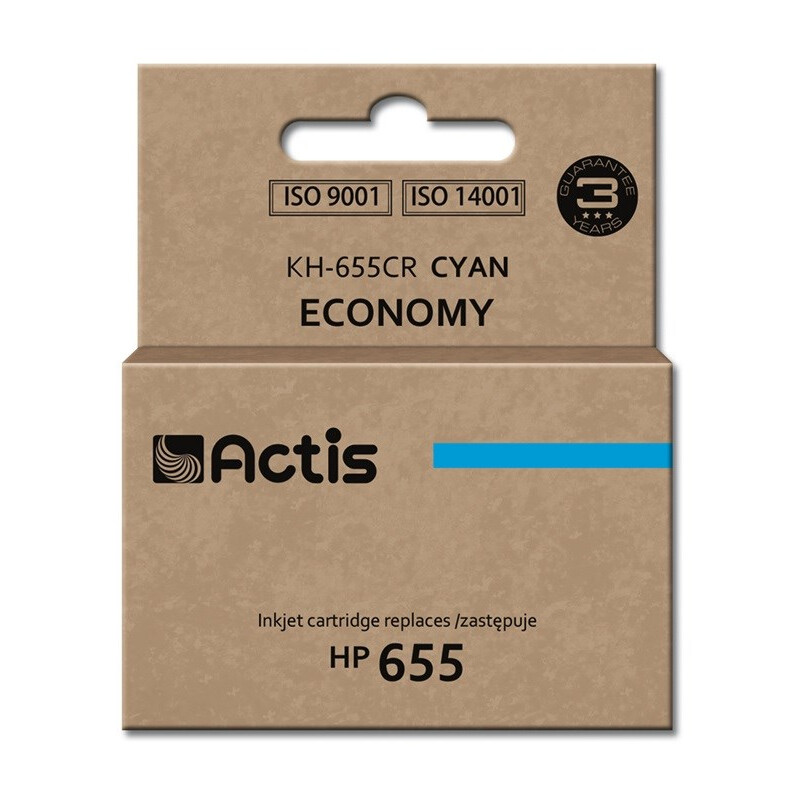 Actis KH-655CR ink (replacement for HP 655 CZ110AE; Standard; 12 ml; cyan) (KH-655CR)