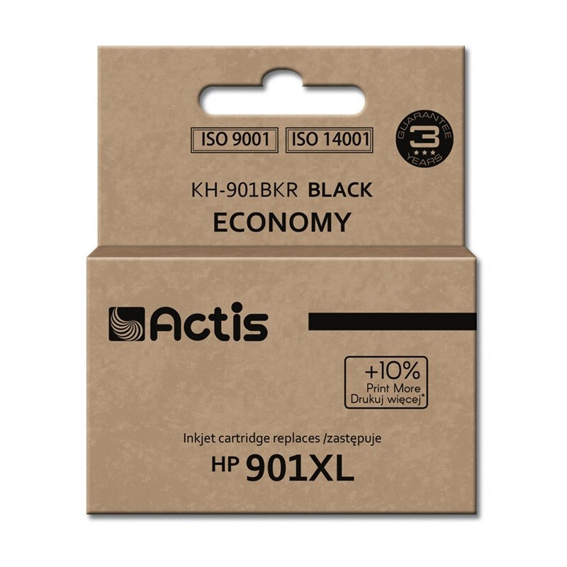 Actis KH-901BKR ink (replacement for HP 901XL CC656AE; Standard; 20 ml; black) (KH-901BKR)