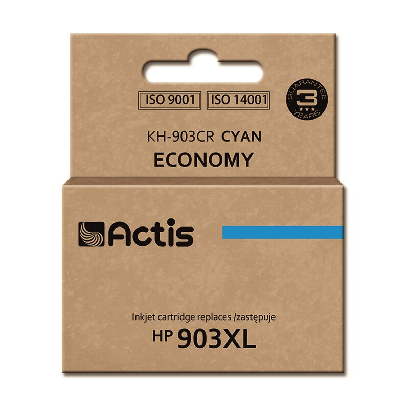 Actis KH-903CR ink (replacement for HP 903XL T6M03AE; Standard; 12 ml; cyan) - New Chip (KH-903CR)