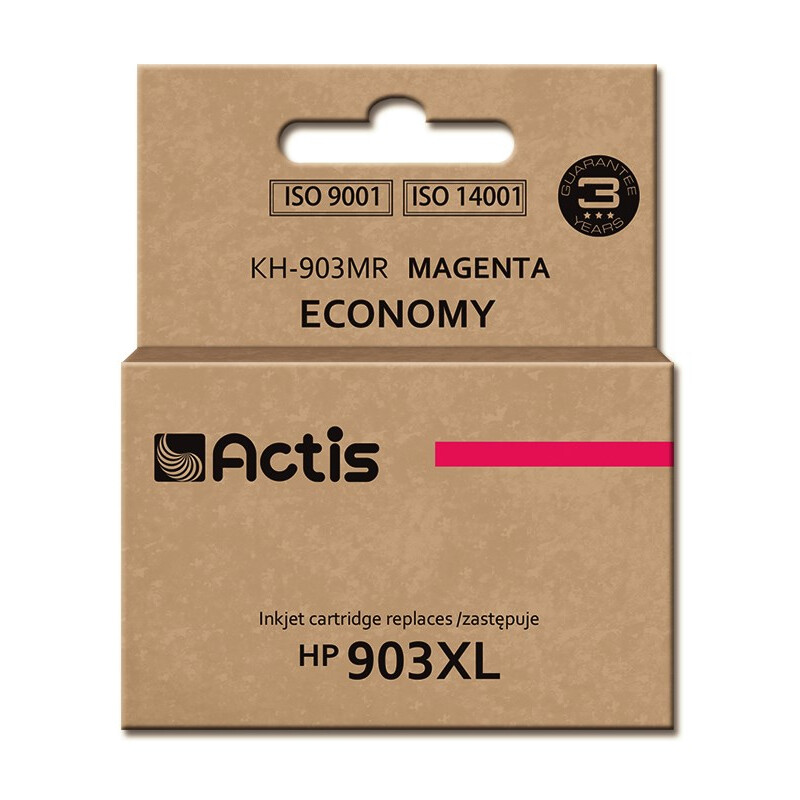 Actis KH-903MR ink (replacement for HP 903XL T6M07AE; Standard; 12 ml; magenta) - New Chip (KH-903MR)