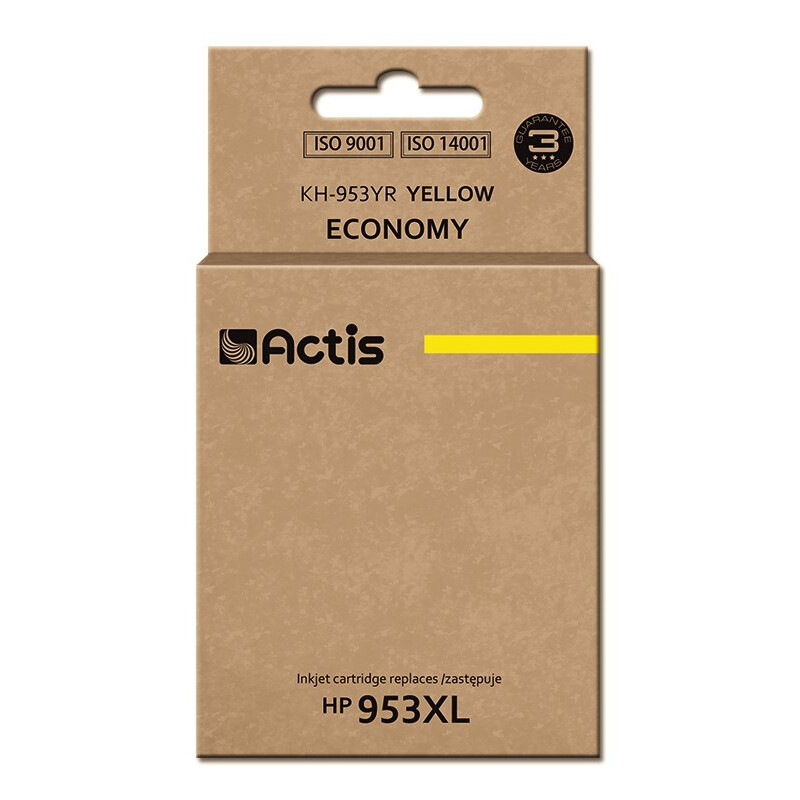 Actis KH-953YR ink (replacement for HP 953XL F6U18AE; Premium; 25 ml; yellow) (KH-953YR)
