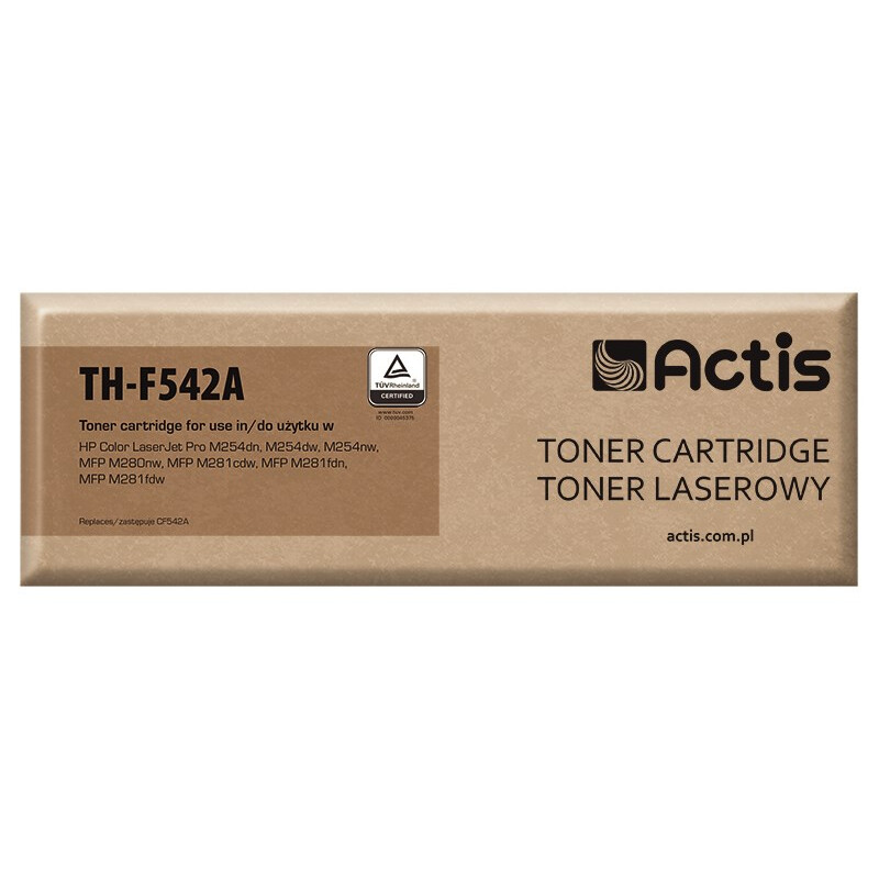 Actis TH-F542A (replacement for HP 203A CF542A; Standard; 1300 pages; yellow) (TH-F542A)