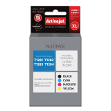 Activejet AEB-1285N Ink (replacement for Epson T1281, T1282, T1283, T1284; Supreme; 1 x 15 ml, 3 x 13 ml; black, magenta, cyan, yellow) (AEB-1285N)