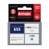 Activejet AH-655CR ink (replacement for HP 655 CZ110AE; Premium; 12 ml; cyan) (AH-655CR)