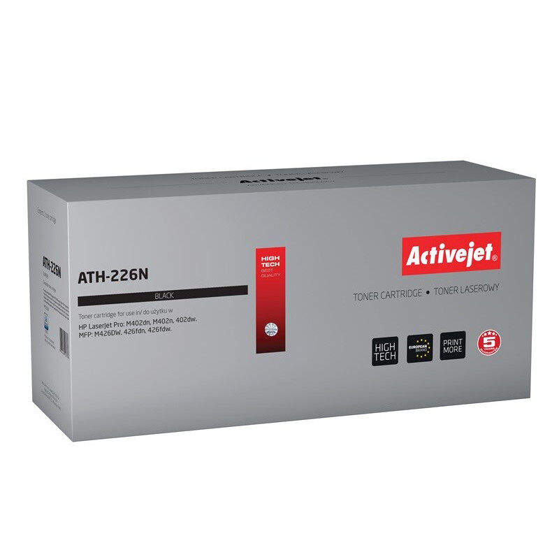 Activejet ATH-226N (replacement for HP 226A CF226A; Supreme; 3100 pages; black) (ATH-226N)