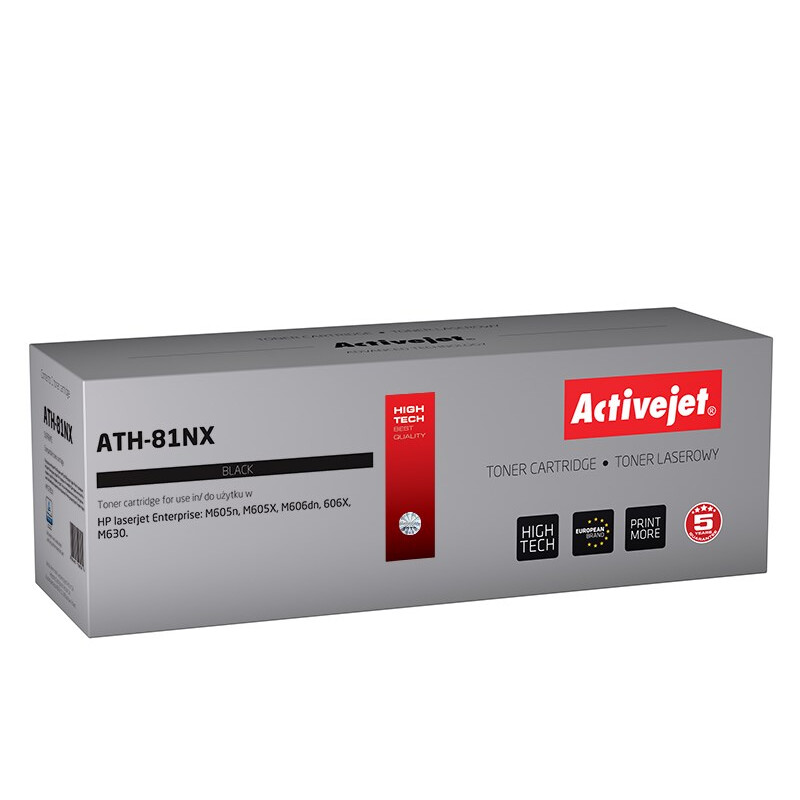 Activejet ATH-81NX (replacement for HP 81X CF281X; Supreme; 25000 pages; black) (ATH-81NX)