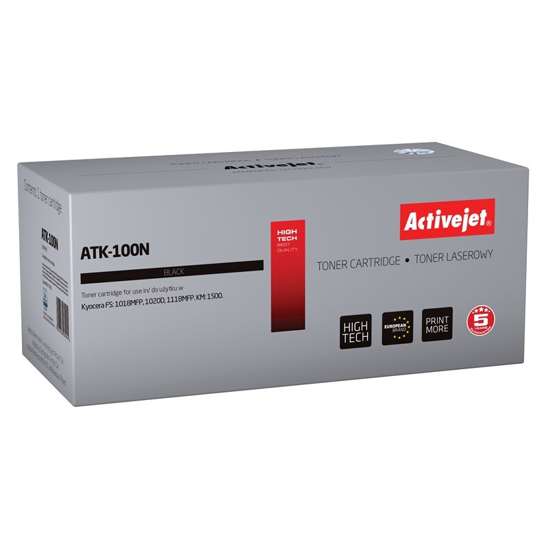Activejet ATK-100N (replacement for Kyocera TK-100/TK-18; Supreme; 7800 pages; black) (ATK-100N)