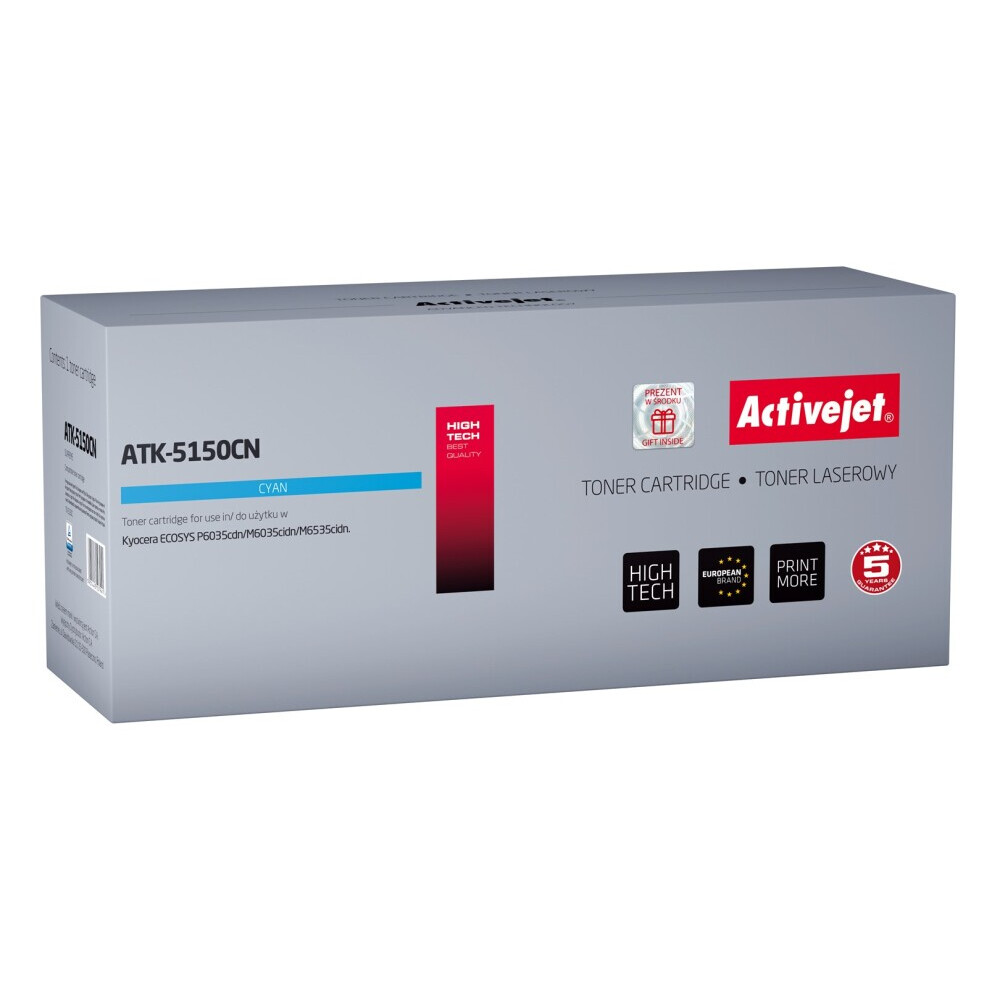 Activejet ATK-5150CN (replacement for Kyocera TK-5150C; Supreme; 10000 pages; cyan) (ATK-5150CN)