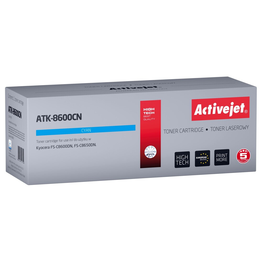 Activejet ATK-8600CN (replacement for Kyocera TK-8600C; Supreme; 20000 pages; cyan) (ATK-8600CN)