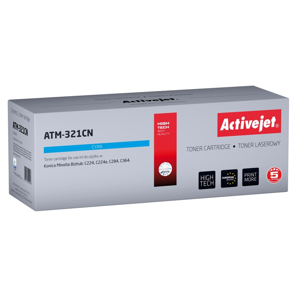 Activejet ATM-321CN (replacement for Konica Minolta TN321C; Supreme; 25000 pages; cyan) (ATM-321CN)