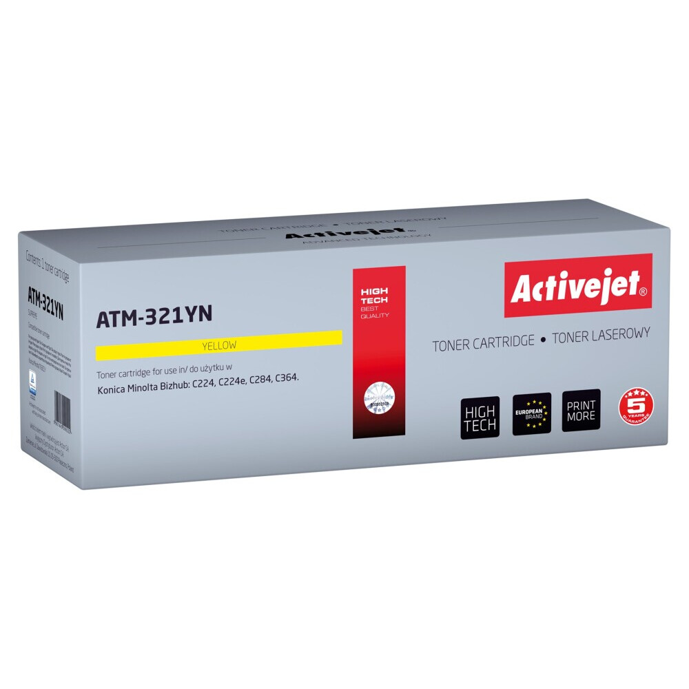 Activejet ATM-321YN (replacement for Konica Minolta TN321Y; Supreme; 25000 pages; yellow) (ATM-321YN)