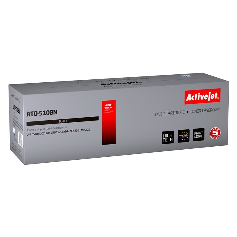 Activejet ATO-510BN (replacement for OKI 44469804; Supreme; 5000 pages; black) (ATO-510BN)