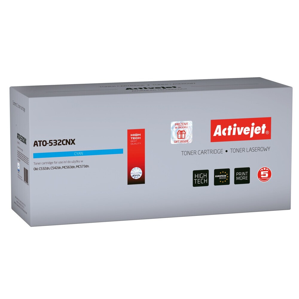 Activejet ATO-532CNX (replacement for OKI 46490607; Supreme; 6000 pages; cyan) (ATO-532CNX)
