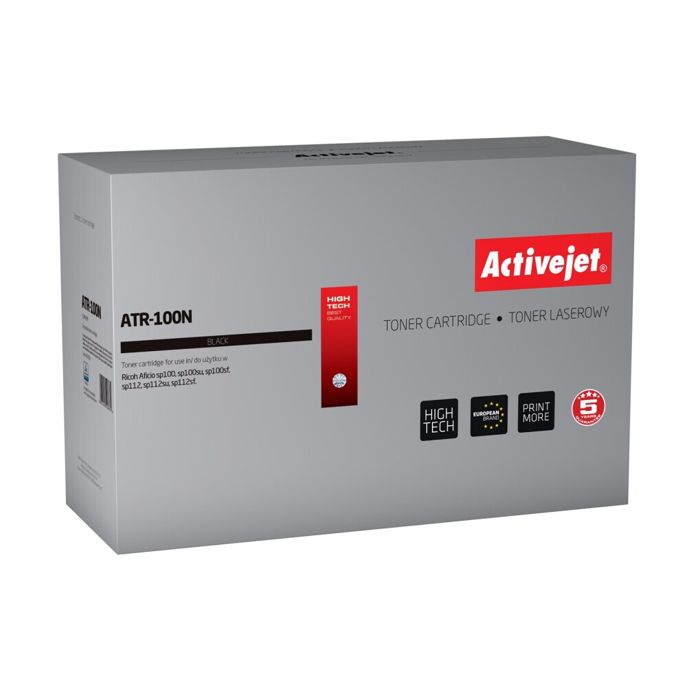 Activejet ATR-100N (replacement for Ricoh SP100 / SP112 / 407166; Supreme; 1200 pages; black) (ATR-100N)