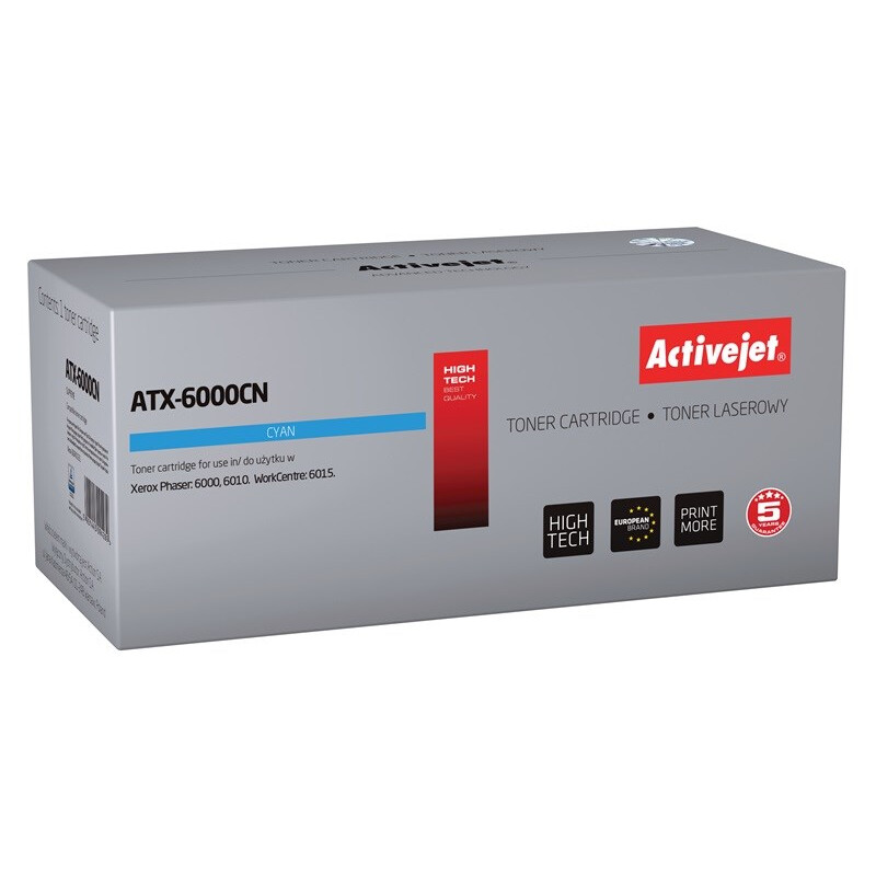 Activejet ATX-6000CN (replacement for Xerox 106R01631; Supreme; 1000 pages; cyan) (ATX-6000CN)