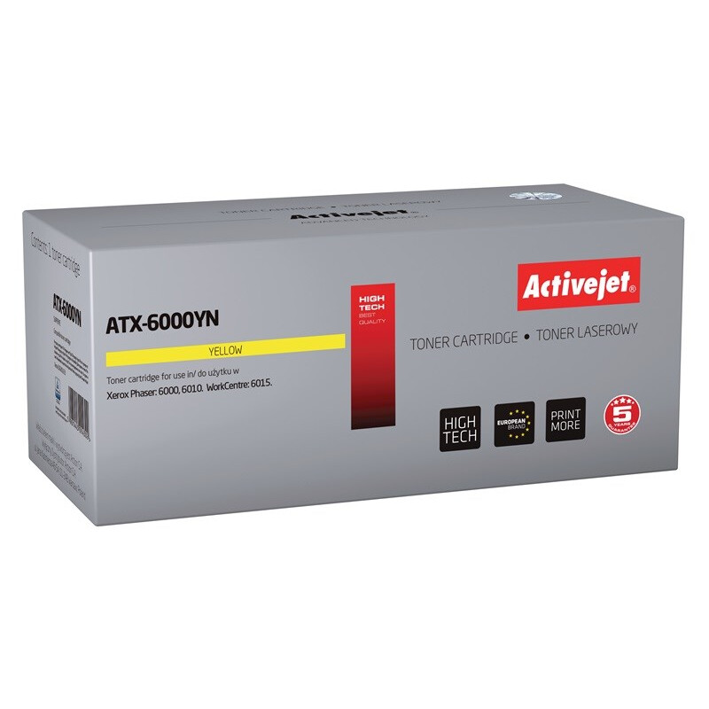 Activejet ATX-6000YN (replacement for Xerox 106R01633; Supreme; 1000 pages; yellow) (ATX-6000YN)