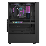 Corpus Computer case Darkflash A290 + 3 fans black (A290)