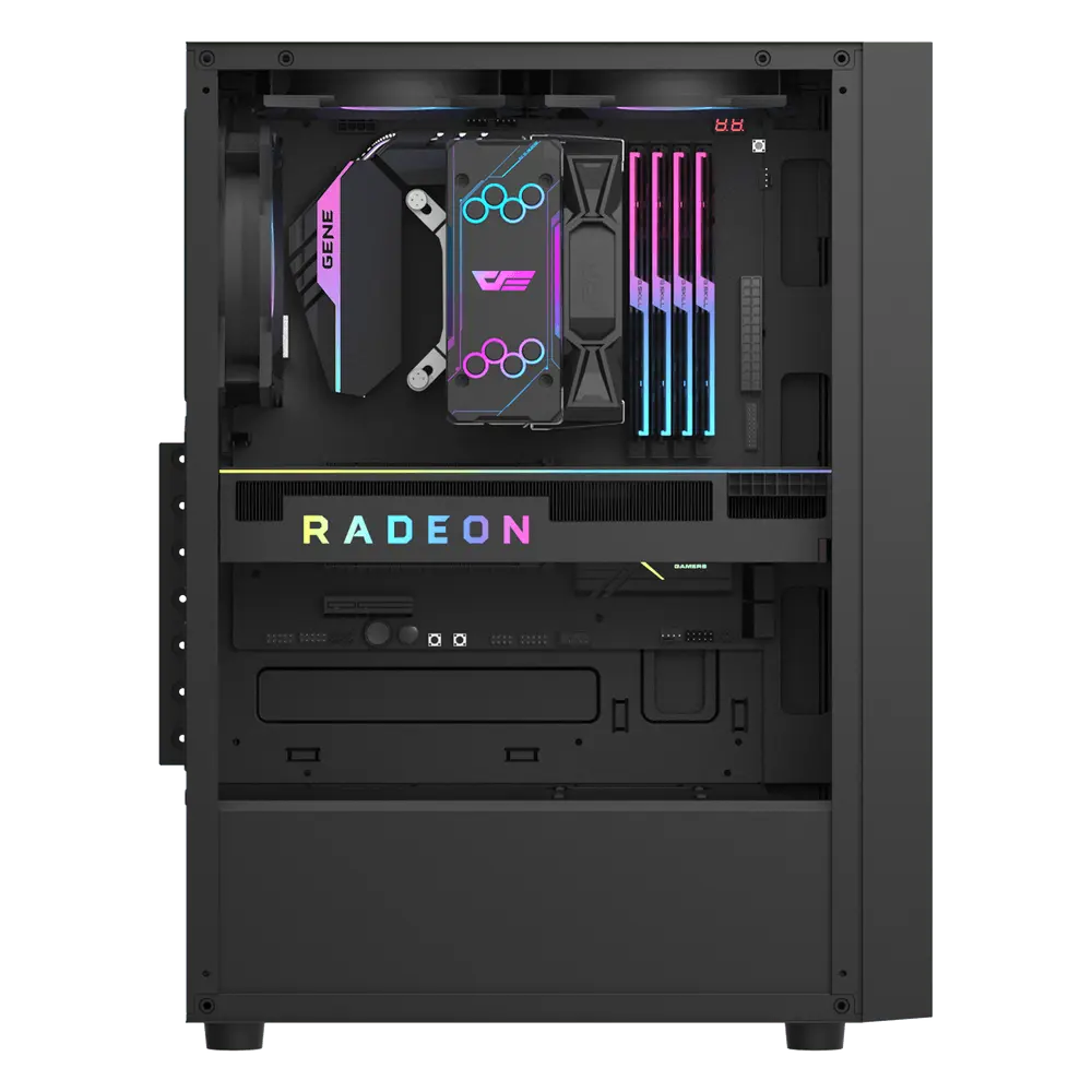 Datoru korpuss Computer case Darkflash A290 + 3 fans black (A290) - foto 2