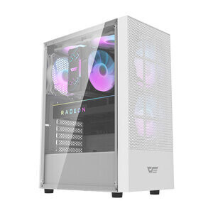 Corpus Computer case Darkflash A290 + 3 fans white (A290 white)