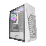 Boitiers PC Computer case Darkflash DK150 with 3 fans white (DK150 White with 3*f)