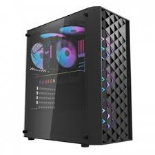 Cases Computer case Darkflash DK351 + 4 fans black (DK351 Black) - photo 2