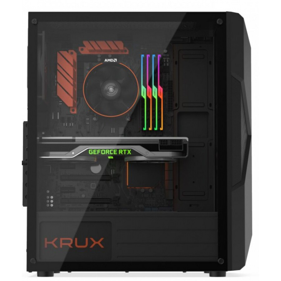 Datoru korpuss KRUX ASTRAL Midi-Tower Black (KRX0031) - foto 3