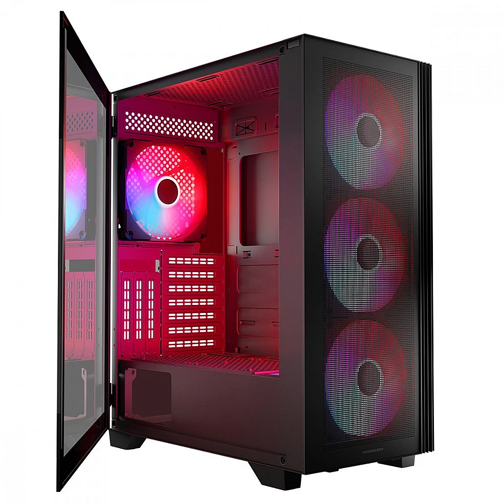 Datoru korpuss MODECOM SIROCO ARGB Flow Midi-Tower (AT-SIROCO-MG-10-00ARGB-0002)