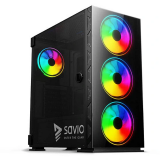 Corpus SAVIO Prime X1 Midi-Tower Black (SAVGC-PRIMEX1)