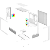 Datoru korpuss SAVIO SIGMA X1 Midi-Tower (SIGMA X1 WHITE)