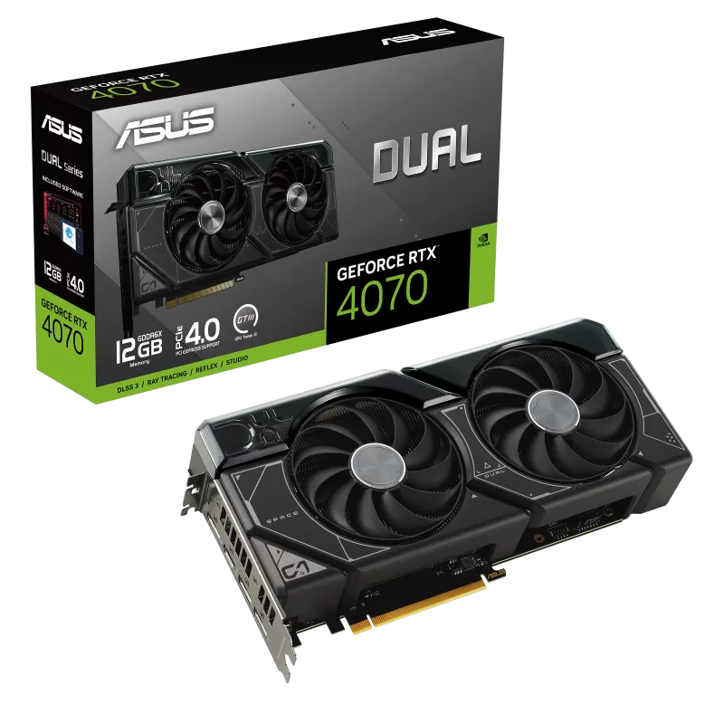 Videokarte ASUS Dual NVIDIA GeForce RTX 4070 12 GB GDDR6X (RTX4070-O12G-EVO) - RTX4070-O12G-EVO  - foto 15
