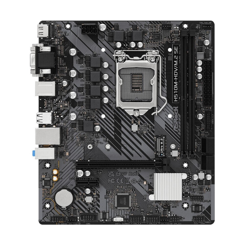 Pamatplate Asrock H510M-HDV/M.2 SE (H510M-HDV/M.2 SE) - foto 3