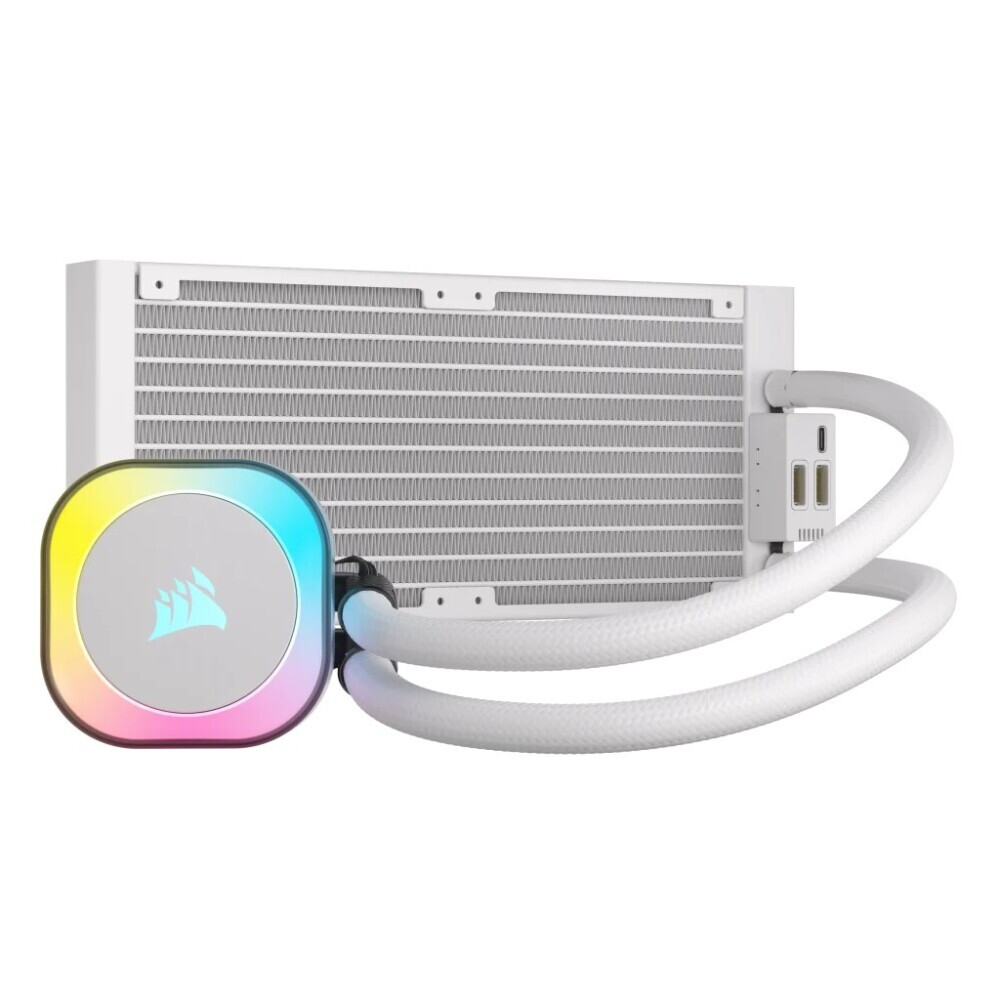 Procesoru dzesētājs Corsair H100I White (CHLCRIZEW0034) - foto 2