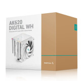 Procesoru dzesētājs DeepCool AK620 Digital White (R-AK620-WHADMN-G)