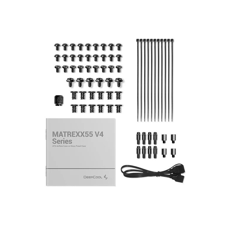 Datoru korpuss DeepCool MATREXX 55 MESH V4 C Black (R-MATREXX55-BCAGA4-G-4) - foto 4