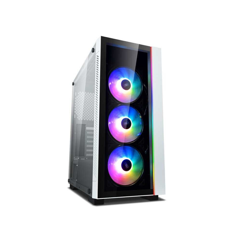 Datoru korpuss DeepCool Matrexx 55 V3 ADD-RGB WH 3F Black, White (OBUDECOBU0020)